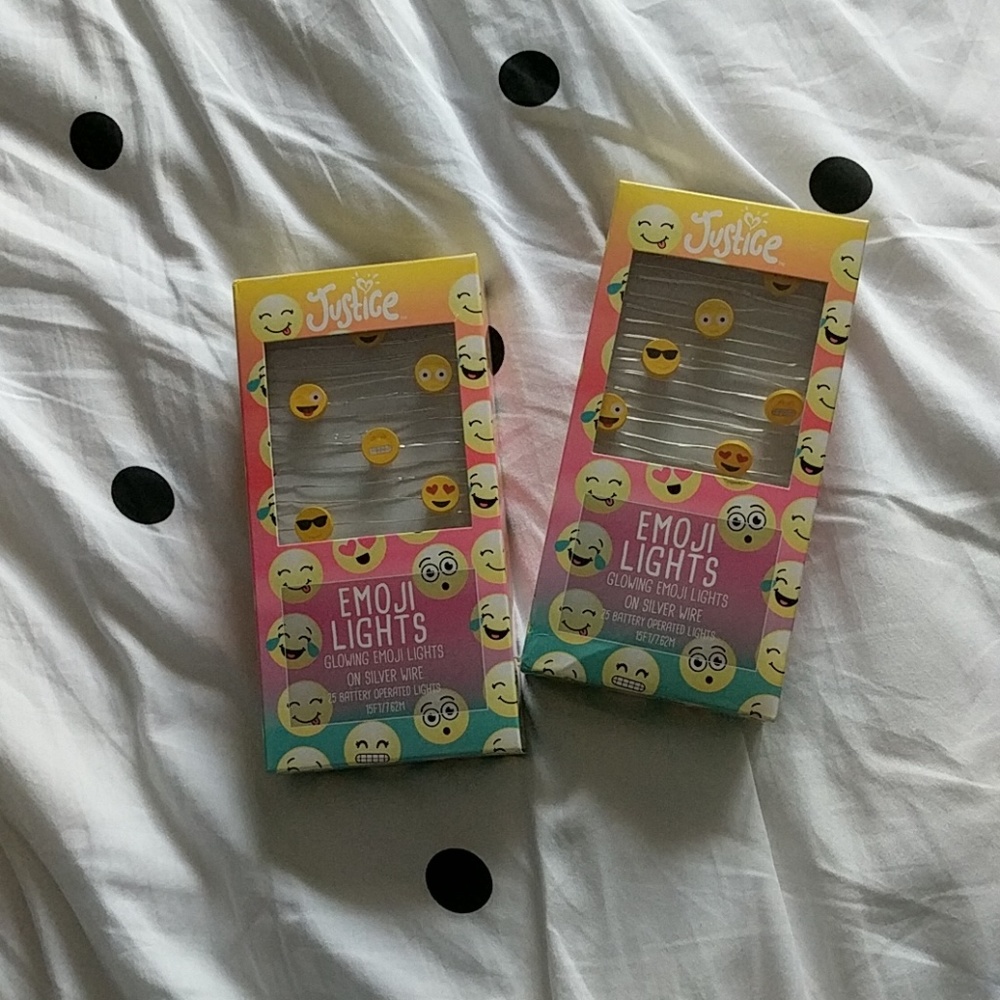 1 BOX LEFT!!! Justice Emoji String Lights
